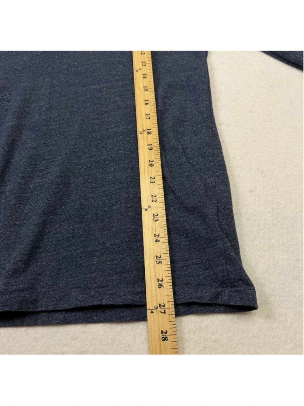 Polo Ralph Lauren Shirt Mens Heather Navy Long Sleeve Crewneck Medium Pony Logo